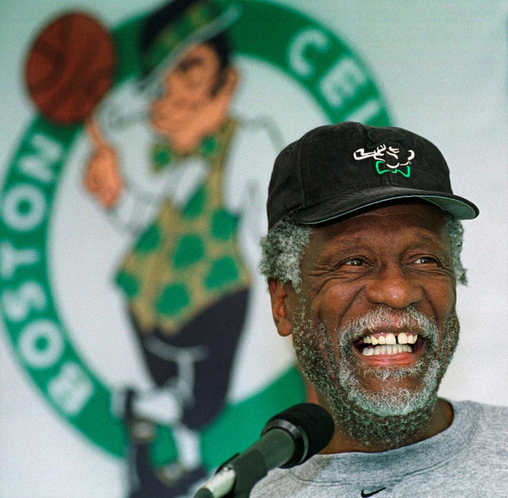 Bill Russell, histórico de los Celtics. / AP