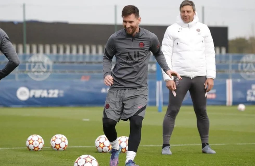 Leo Messi superó el coronavirus y desde hoy entrena a la par de sus compañeros en el PSG. / Gentileza.