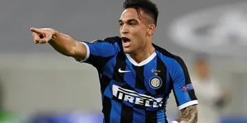 Lautaro Martínez seguirá en el Inter. (AP)