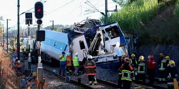 Accidente de tren en Portugal
