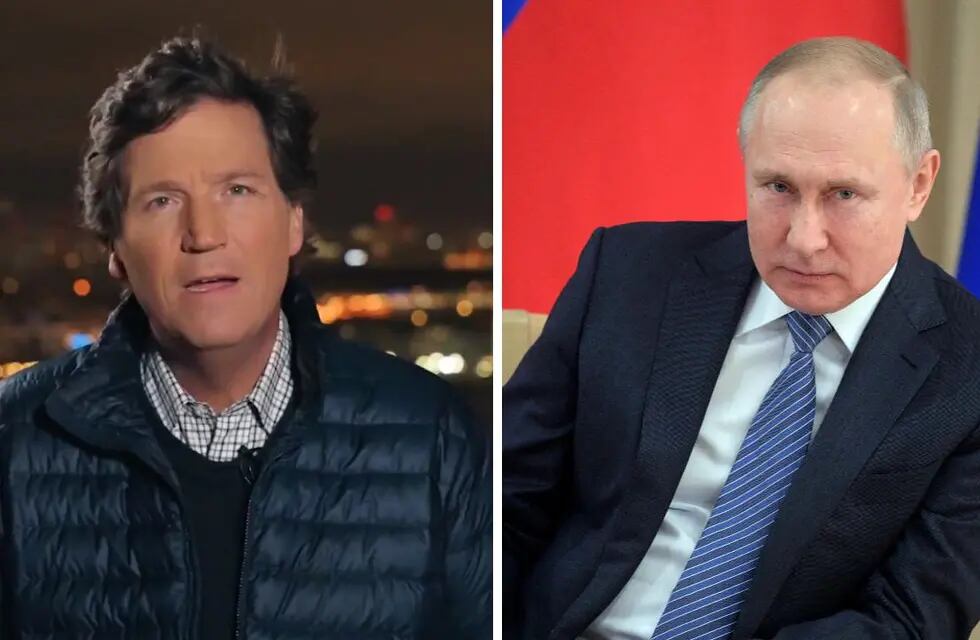 El Kremlin confirmó que Putin se entrevistó con Tucker Carlson, el periodista cercano a Trump