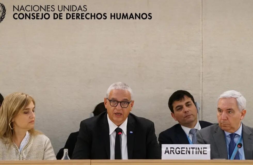 El secretario de Derechos Humanos de la Nación defendió ante la ONU el informe del Gobierno sobre DDHH en el país.