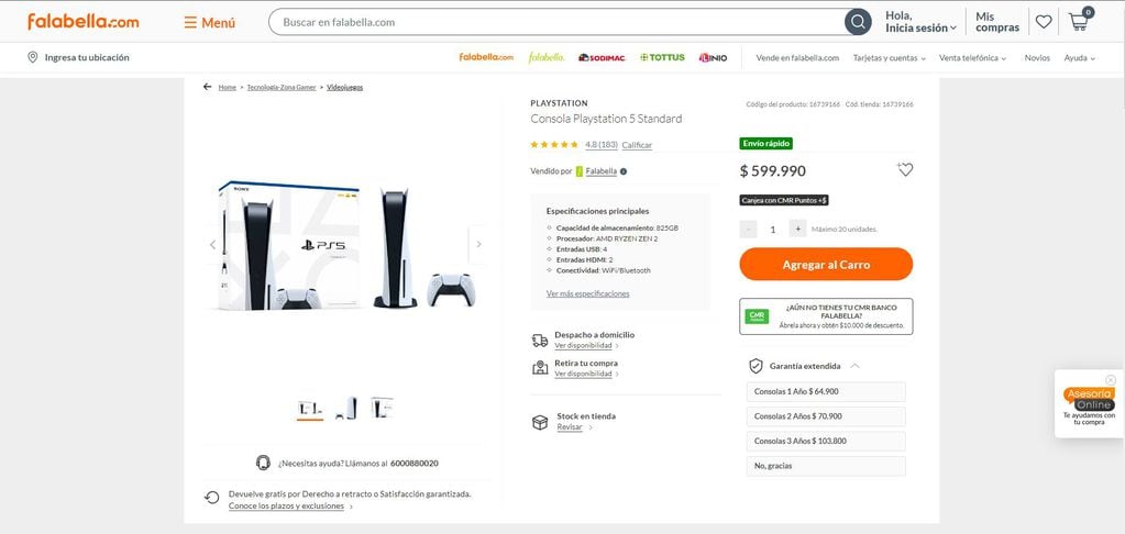 PlayStation precio en Chile.