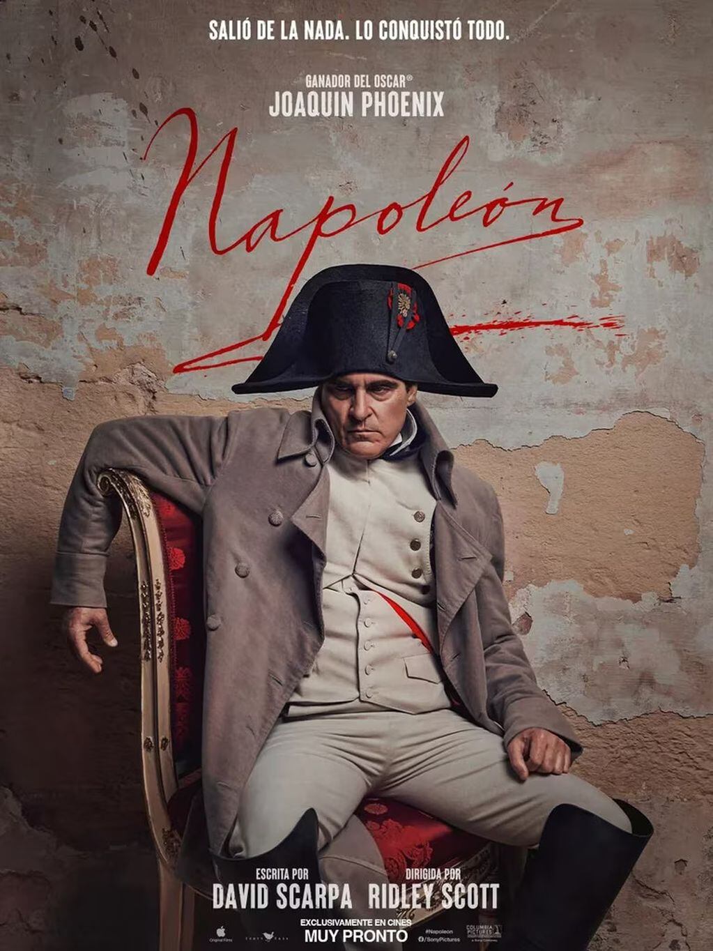 Joaquin Phoenix para "Napoléon".