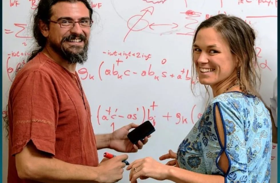 Analía Zwick y Gonzalo Álvarez, los creadores de la "recetas cuánticas".