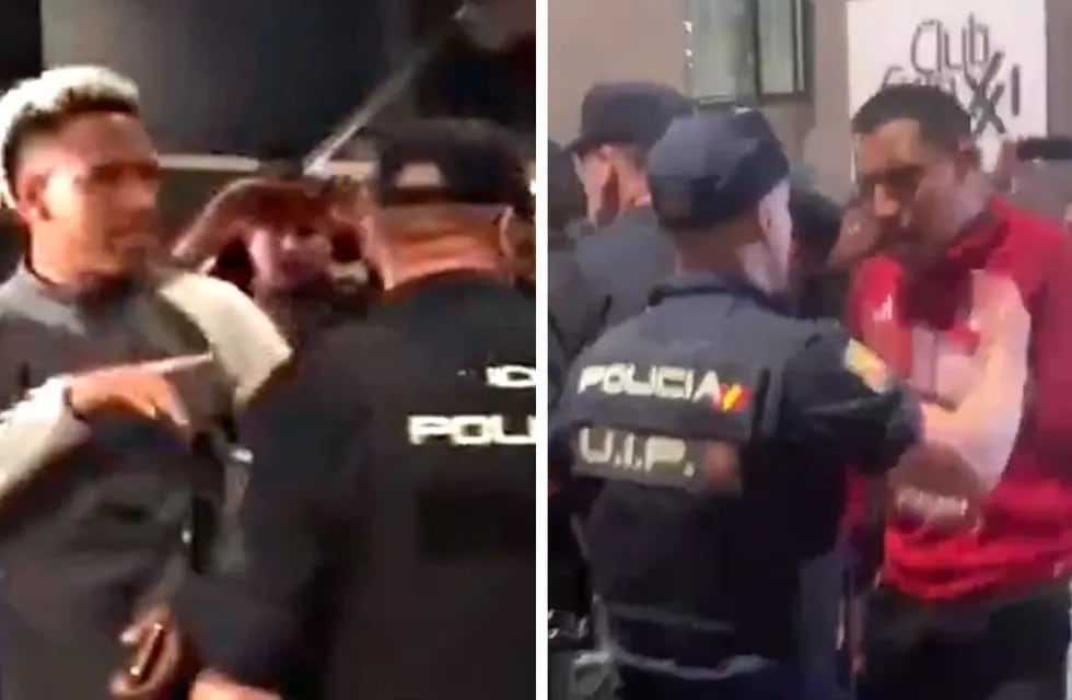 El enfrentamiento entre la selección de Perú y la policía de Madrid