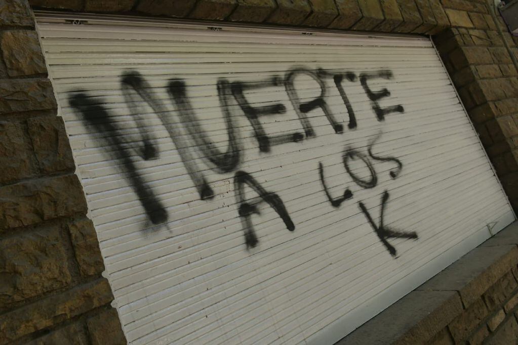 Vandalismo en la sede del PJ local. Es la cuarta en 2020.  