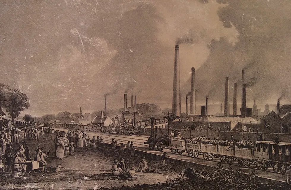 Revolución Industrial en Inglaterra a fines del siglo XIX.