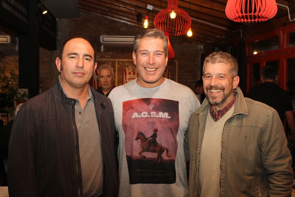 Carlos Foco, Mauricio Castillo y Oscar Rossi.