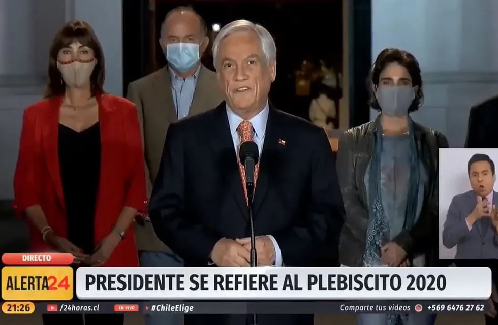 Sebastián Piñera en La Moneda - 24 Horas