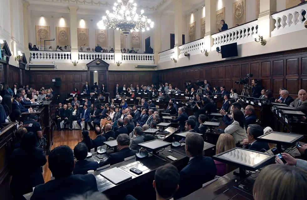 Asamblea Legislativa 2023 en la Legislatura de Mendoza.

Foto: Orlando Pelichotti
