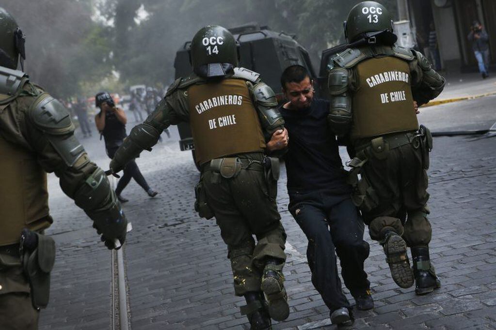 Muchas víctimas de represión en el estallido social de 2019 en Chile sufrieron daño en sus ojos.