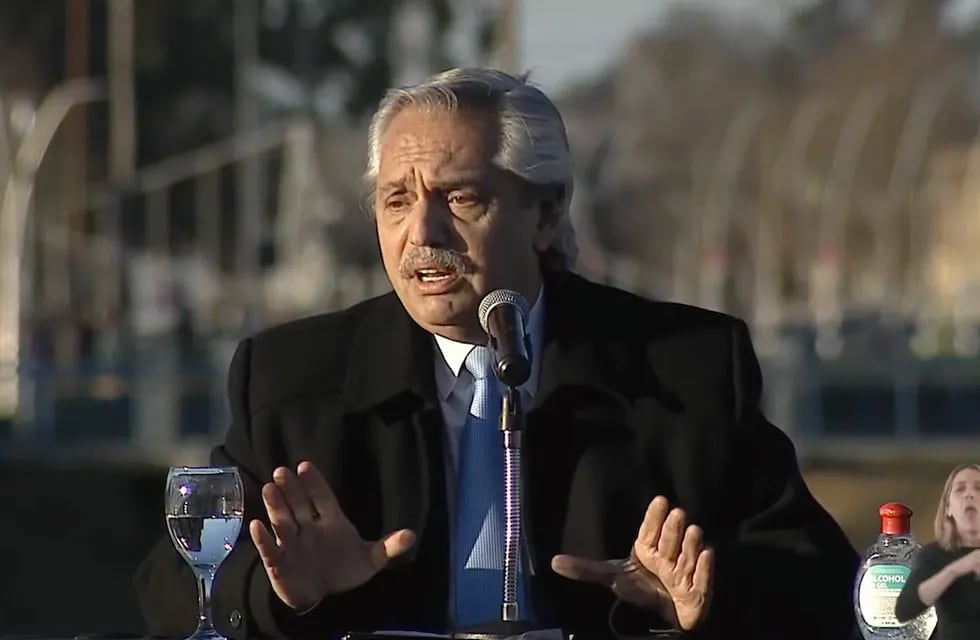 El presidente Alberto Fernández habló sobre la polémica fiesta en Olivos durante un acto oficial.