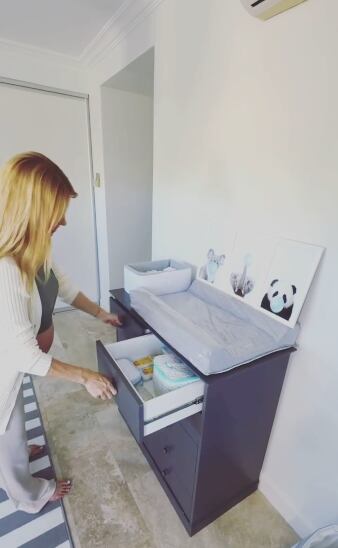Nicole Neumann y Manu Urcera mostraron el cuarto de su bebé