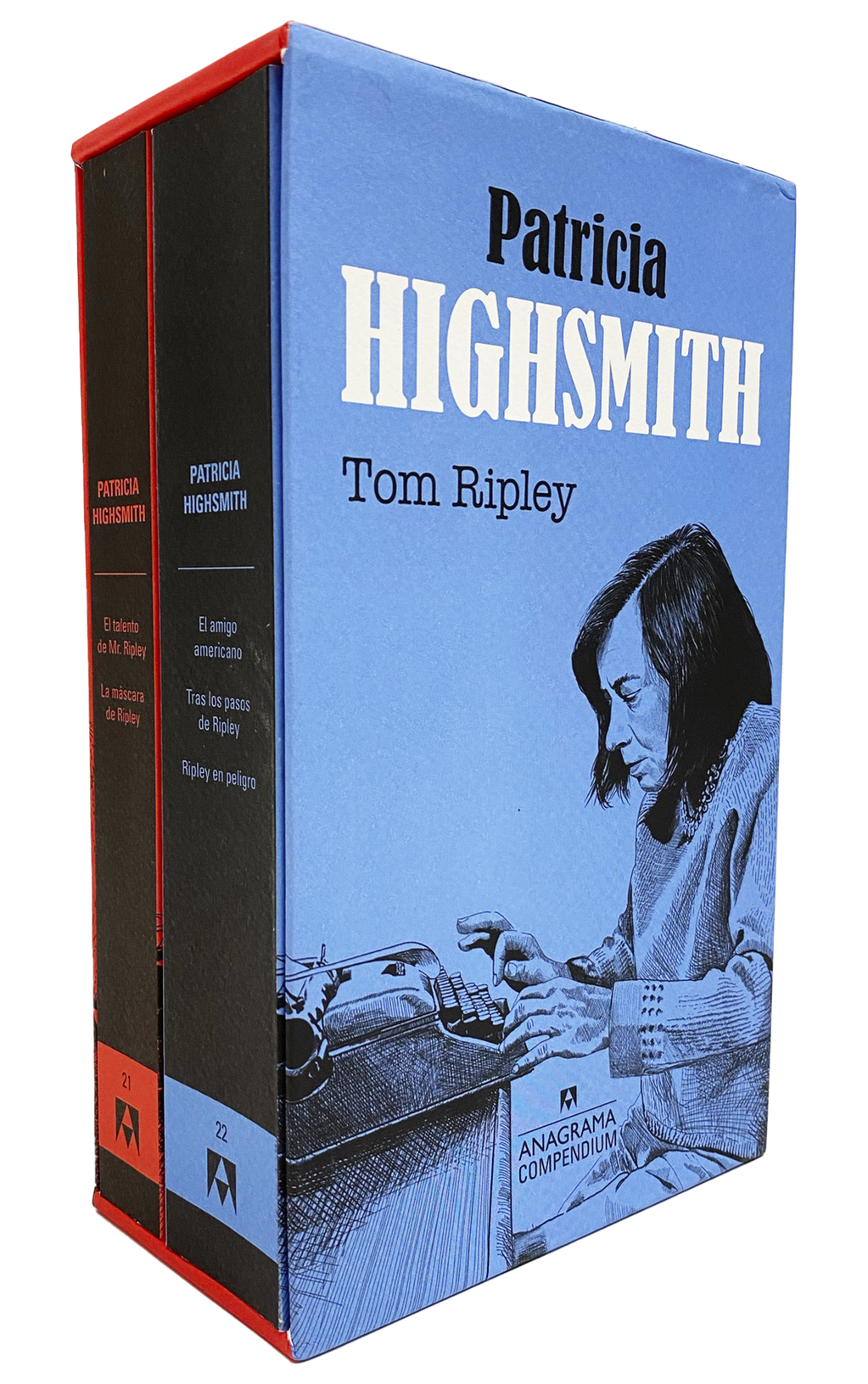 La suntuosa edición de los relatos completos protagonizados por Tom Ripley. 