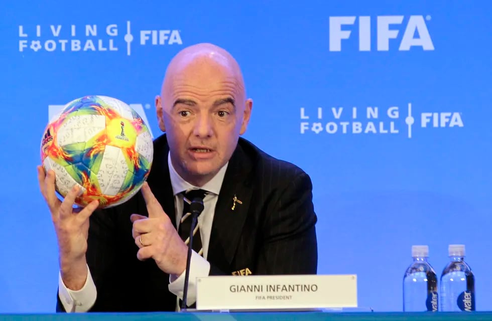 El presidente de la FIFA Gianni Infantino confirmó que la el entre madre del fútbol mundial comenzará a operar en Miami. / Gentileza.