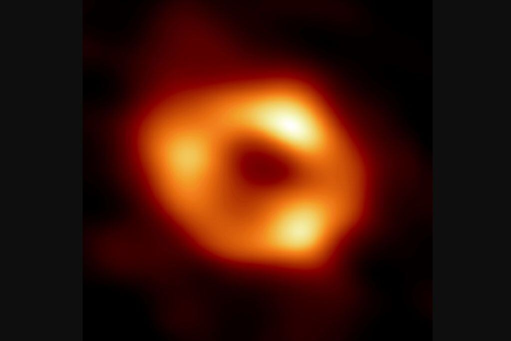 El agujero negro en la Vía Láctea (AP)