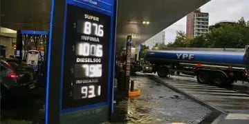 Precios de combustibles de YPF en Rosario