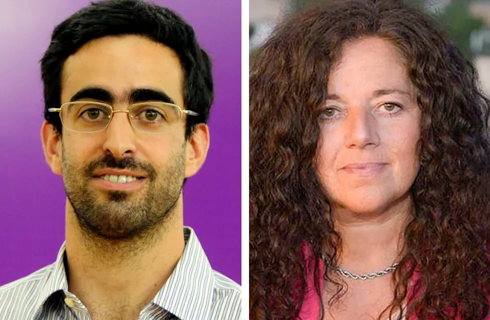 Victor Fayad (h) y Nora Vicario, dos de los funcionarios que ocuparán los ministerios de Hacienda y Turismo, respectivamente.