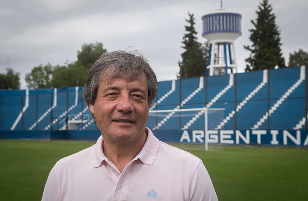 Alejandro Chapini, presidente de Godoy Cruz Antonio Tomba. / Ignacio Blanco