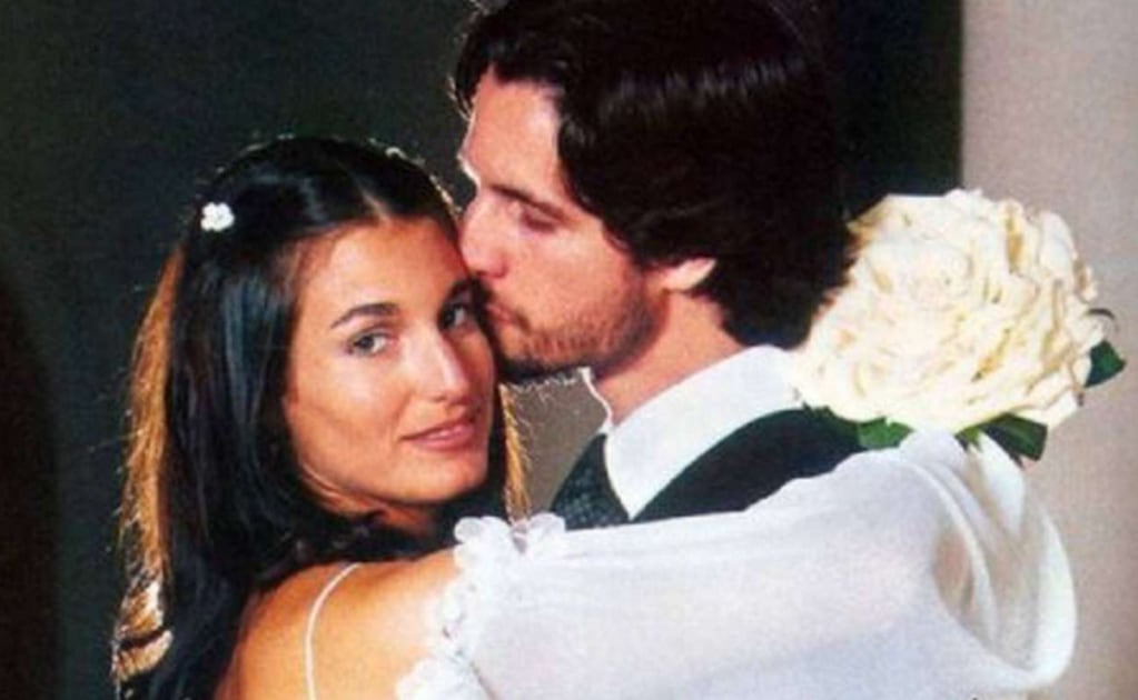 Romina Yan y Darío Giordano, en su boda