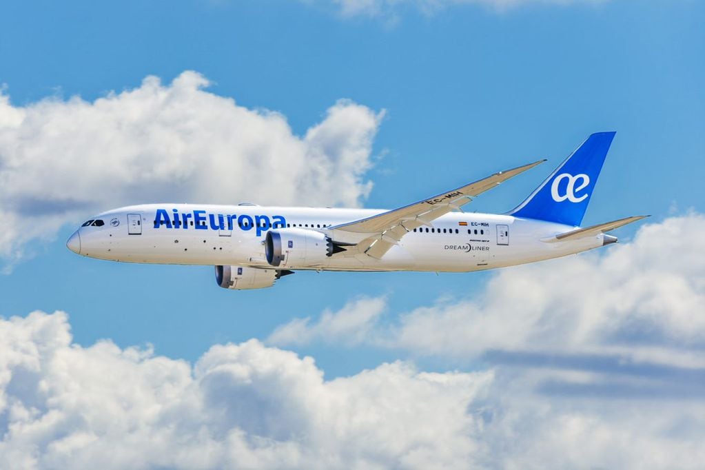 La flota de Air Europa, con sus nuevos aviones Dreamliner. (Foto: gentileza Air Europa)