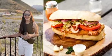 Una mendocina fundó un delivery de sándwiches de milanesa en EE.UU. y es furor