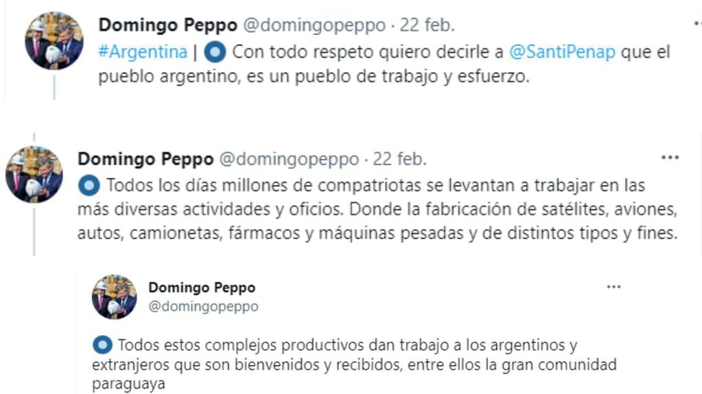 El embajador argentino en Asunción, Domingo Peppo, rechazó los comentarios de Peña, también criticados por sectores de la oposición paraguaya.