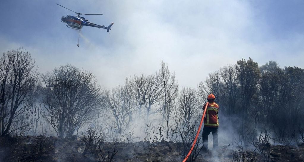 Más de 750 bomberos y aviones cisterna luchan contra el incendio. Gentileza / panoramadirecto.com