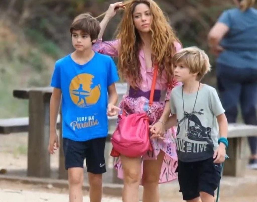 Shakira se refugia en sus hijos