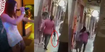 Video: salió a bailar a escondidas de sus padres, su mamá la encontró y la agarró a cintazos