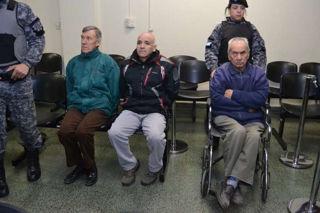 
    Corbacho, Gómez y Corradi, condenados en el primero de los juicios del Próvolo. - Foto: Prensa Poder Judicial Mendoza.
   