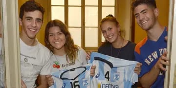 Natasha Riep y Araceli Andrades, en damas, y Juan Pablo Bunader y Jerónimo Elts, en caballeros, son parte de los seleccionados argentinos.