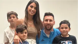La familia de Messi en pleno y los festejos de Antonela Rocuzzo tras la victoria ante Croacia.