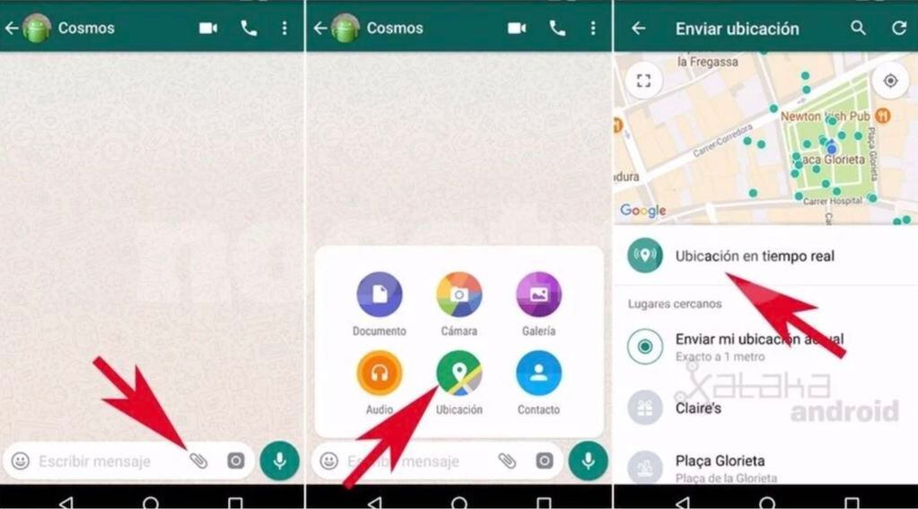 WhatsApp ofrece un herramienta para compartir la ubicación en tiempo real y de forma temporal con alguien de confianza.