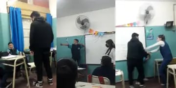 Violencia escolar. (Captura de video)