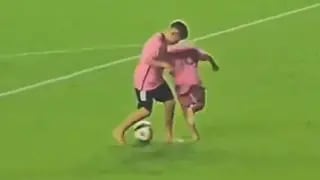 Mateo Messi hizo una jugada espectacular que se viralizó