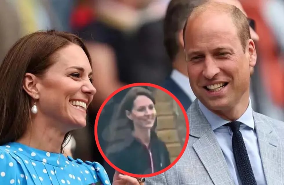 Kate Middleton reapareció en público. El video circuló por las redes sociales.