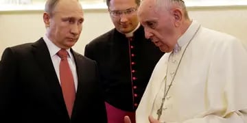 Papa Francisco con Vladimir Putin