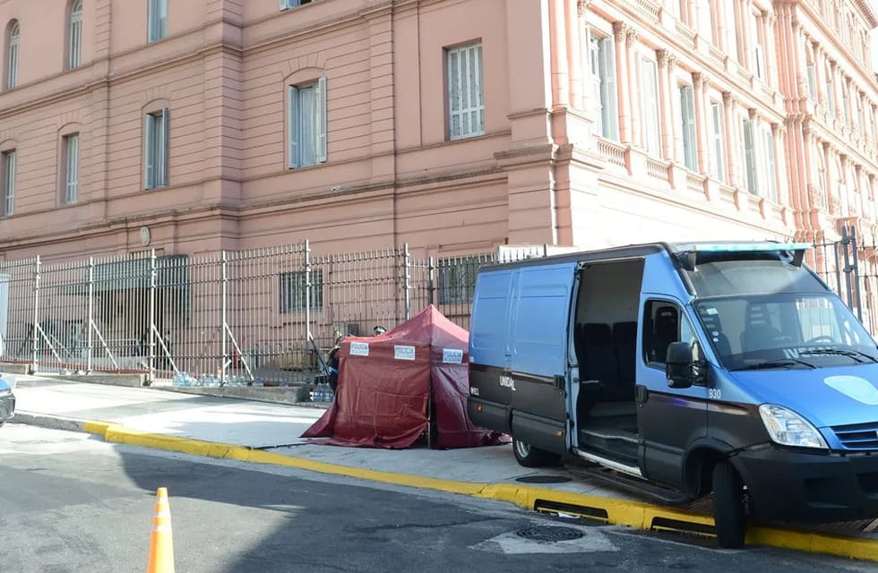 La Casa Rosada fue afectada por una amenaza de bomba. (Gentileza Clarín)