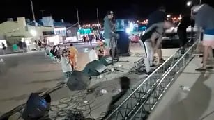 Integrantes de Folck 4 resultaron heridos en la Fiesta del Rio