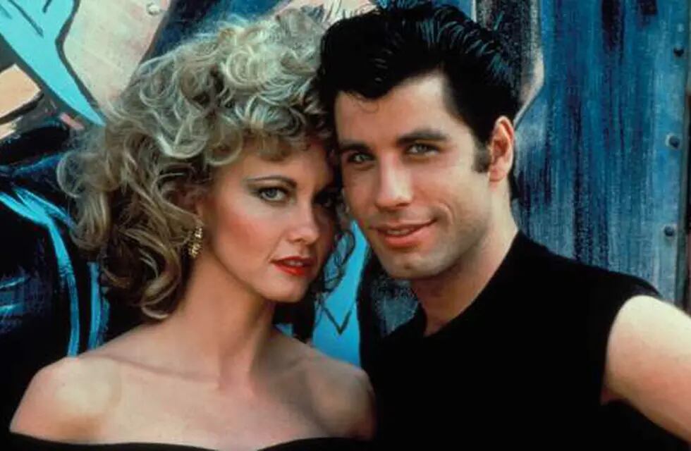 La dupla insuperable de John Travolta y Olivia Newton-John.