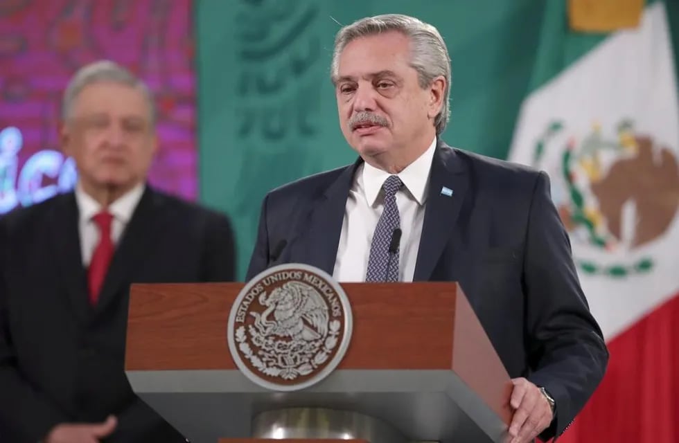 Alberto Fernández en México / Gentileza