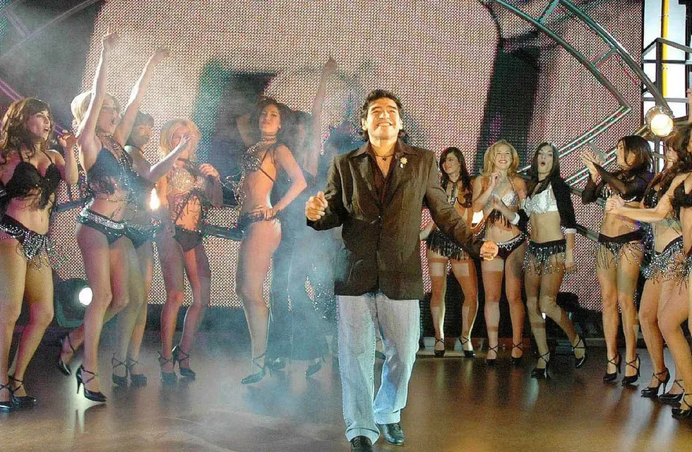 Maradona en 'La noche del 10', su programa icónico en la tv argentina