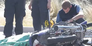 Un motociclista chocó contra un contenedor y murió en Guaymallén