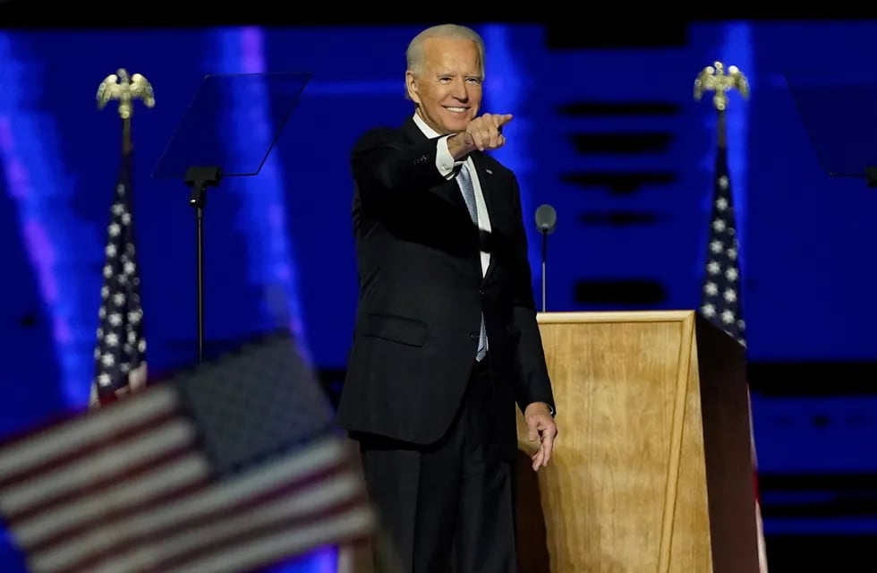 Joe Biden dio su primer discurso como presidente electo de Estados Unidos.