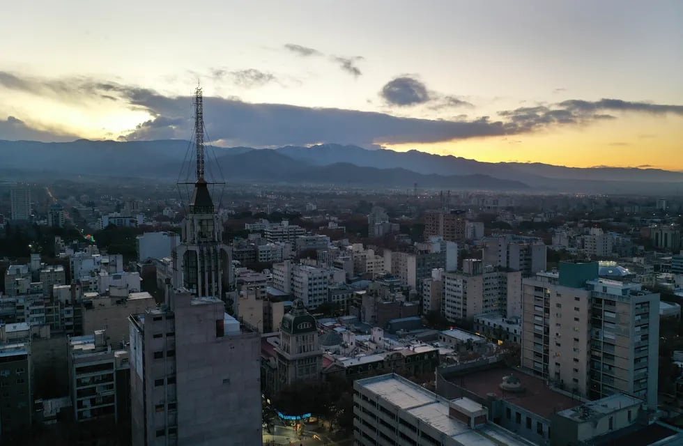 Vista de la Ciudad de Mendoza. José Gutierrez / Los Andes