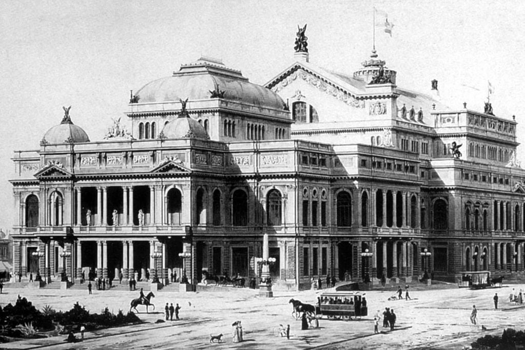 SIGLO XX. El teatro se destacaba en la ciudad que crecía con la llegada de los inmigrantes
