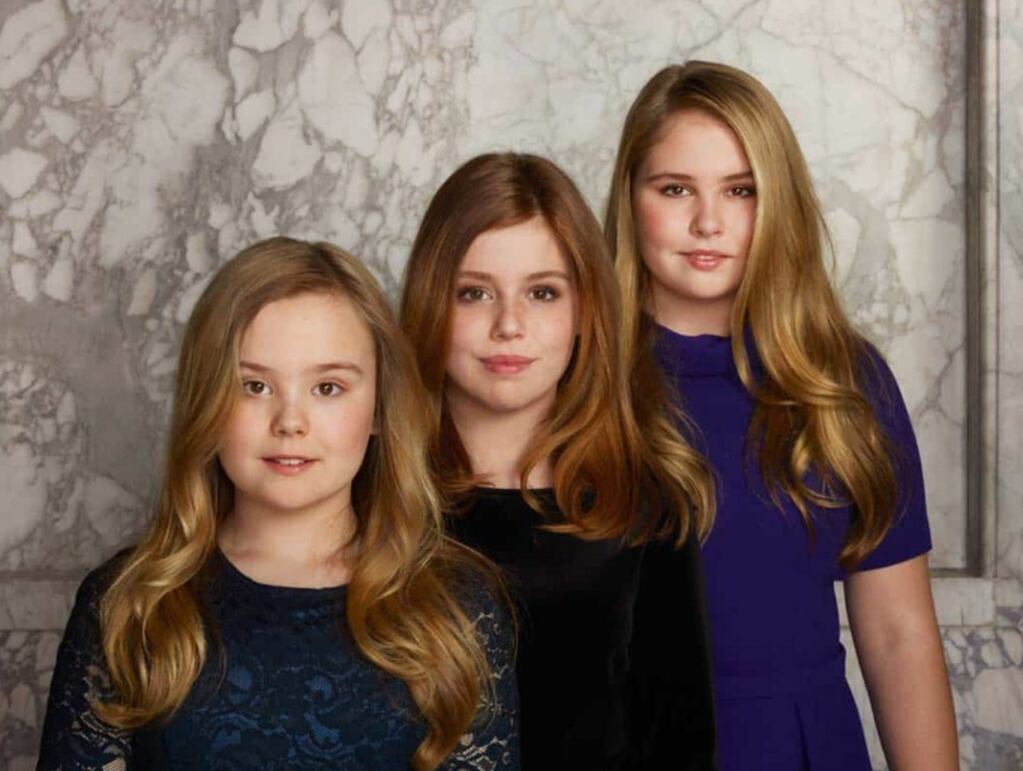  Catherina, Alexia y Ariadna, las princesas de Holanda