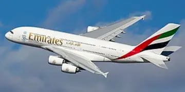 avión Airbus A380 de Emirates